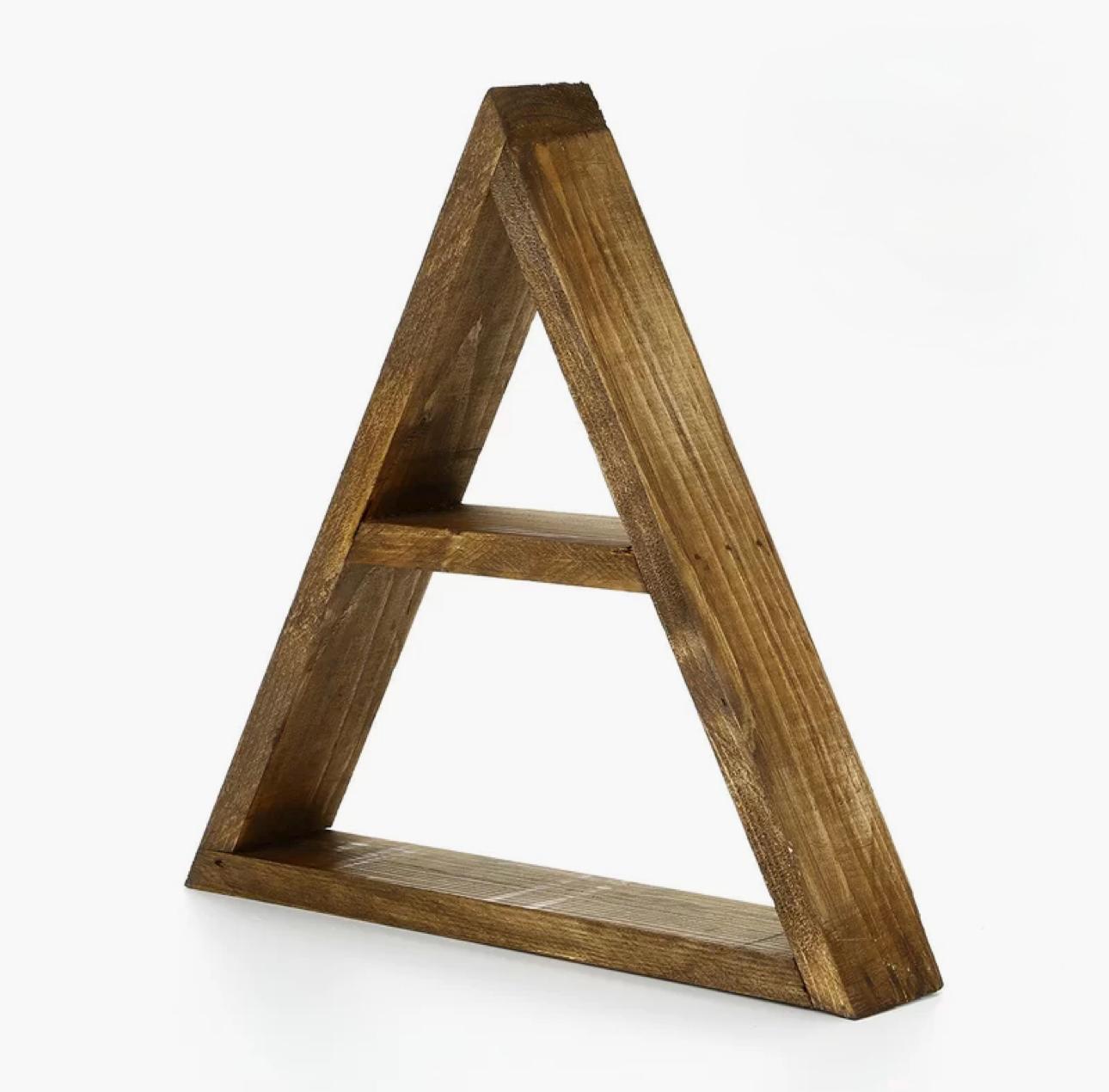Modern Triangle Floating Shelves