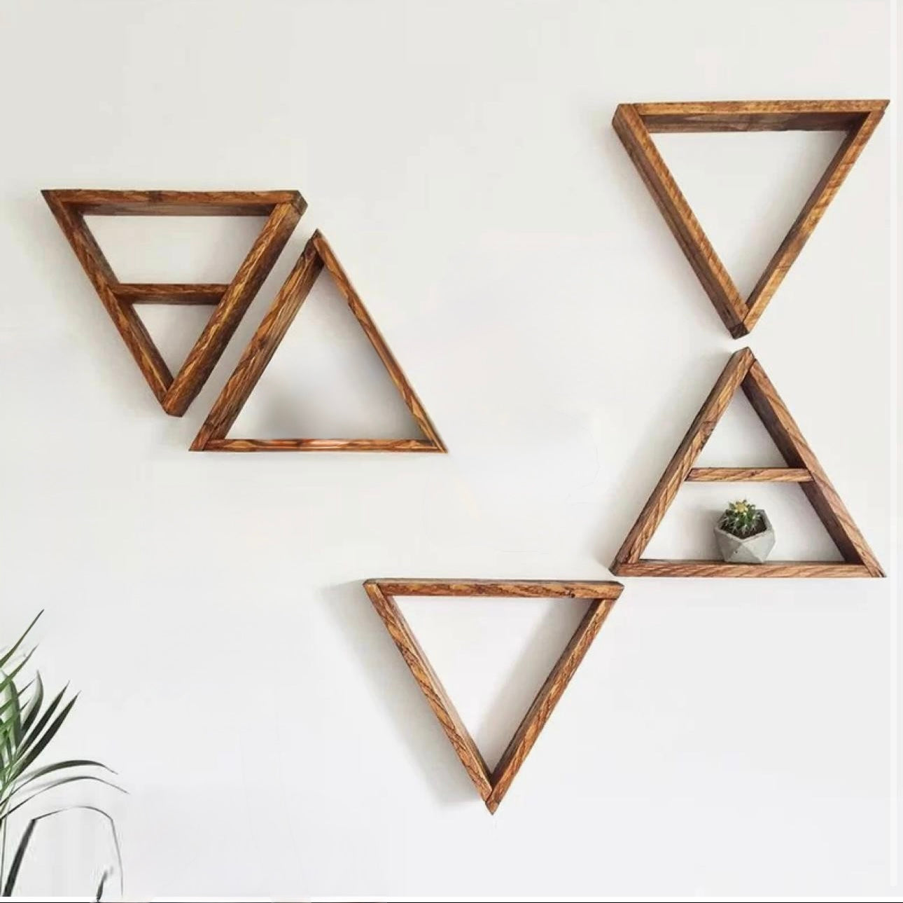 Modern Triangle Floating Shelves