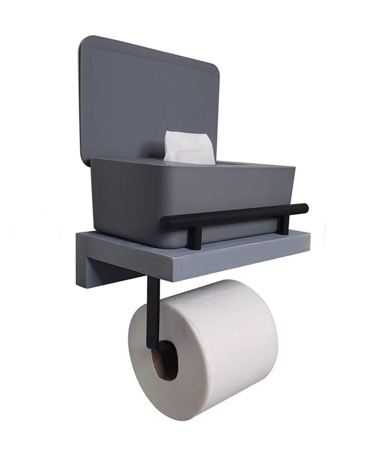 Wall Mounted Toilet Paper Holder Bathroom Organization Gift Popular