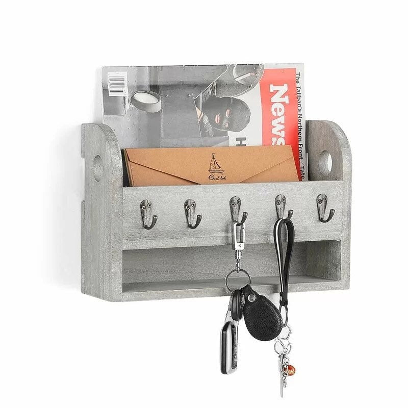 Wall Mail Organizer Mail Holder Letter Holder Key holder Organizer Mail Box Organizer Wall Mail Rack Entryway Organizer Gift Popular