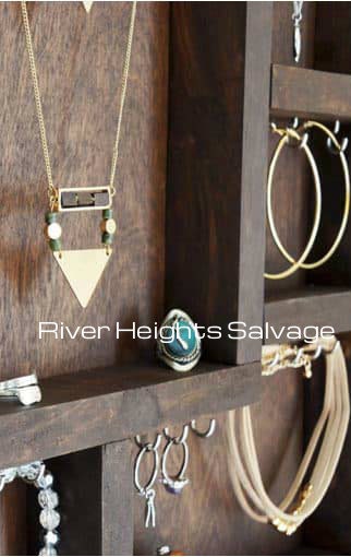 Jewelry Organizer Stand | Wooden Bracelet & Ring Holder | Minimal Vanity Display | Earrings Holder Rack | Handmade in Canada