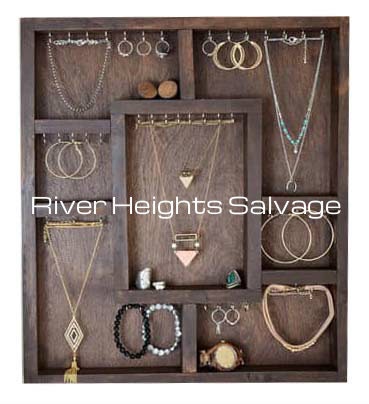 Jewelry Organizer Stand | Wooden Bracelet & Ring Holder | Minimal Vanity Display | Earrings Holder Rack | Handmade in Canada