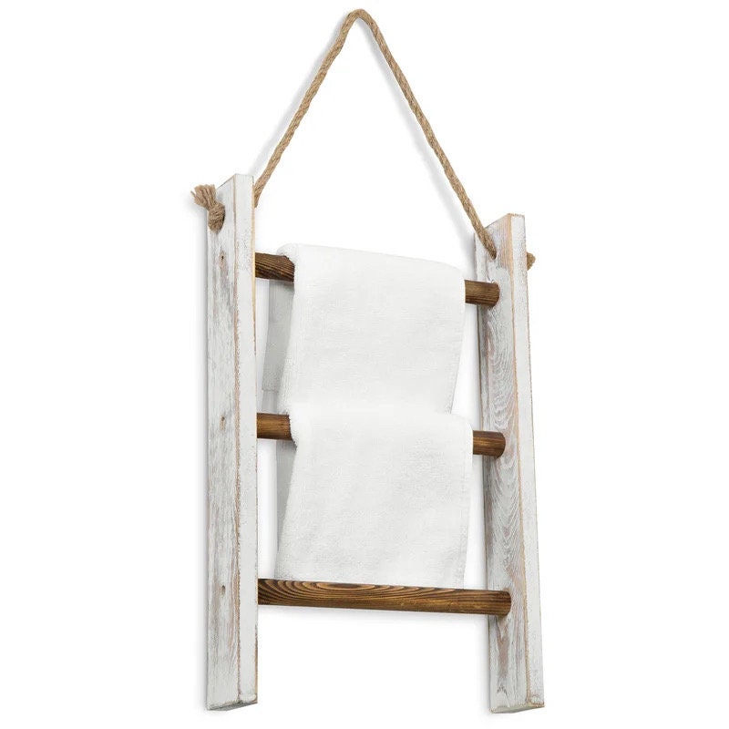 Floating Shelf Bathroom Organizer Wall Mounted Wooden Towel Rack Wooden Towel Farmhouse Towel Bar Farmhouse Towel Bar Rustic