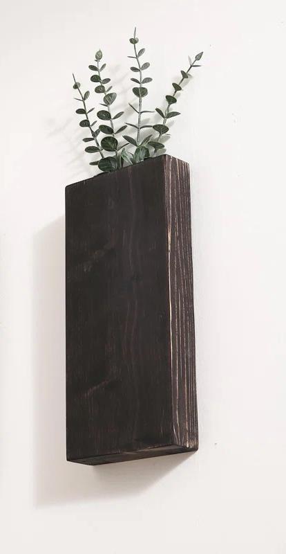 The Wall Pocket Duo — a handmade pair of wooden wall planters designed to bring greenery, texture, and warmth to your walls.