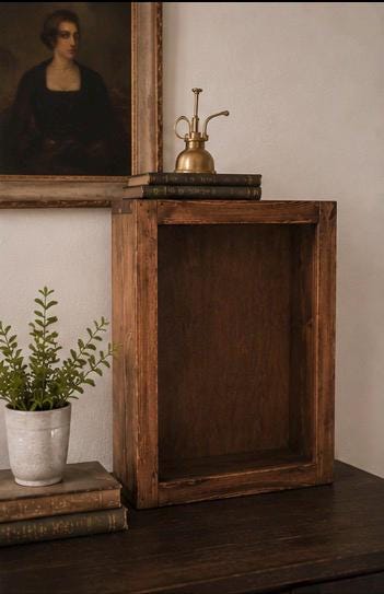 Rustic Shadow Box Display Case | Handmade Wooden Memory Box | Wedding Bouquet Display Frame | Jersey Display | Keepsake Box