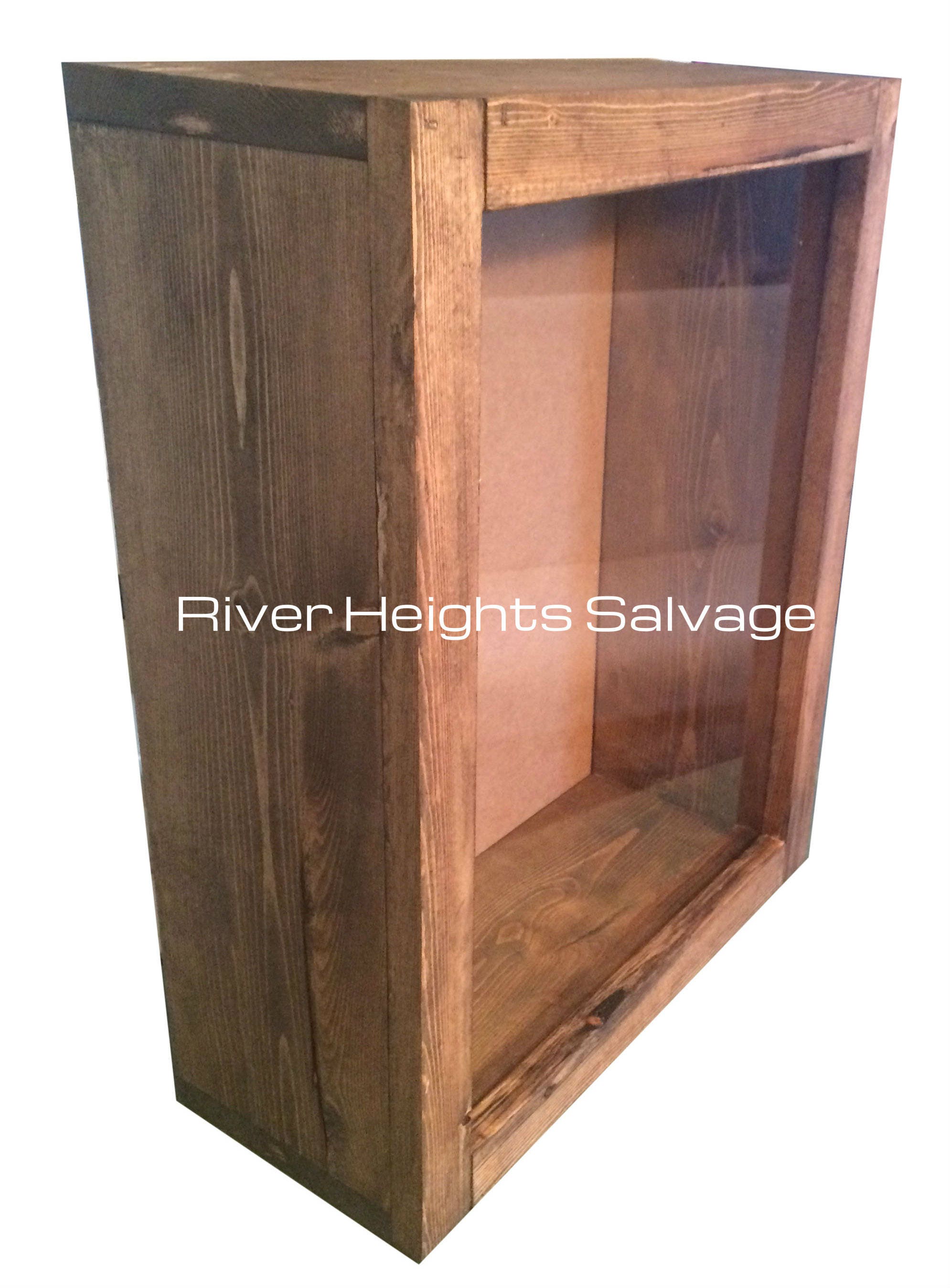 Shadow Box 26x37 Rustic Extra Large Window box Display box Picture Fra ...