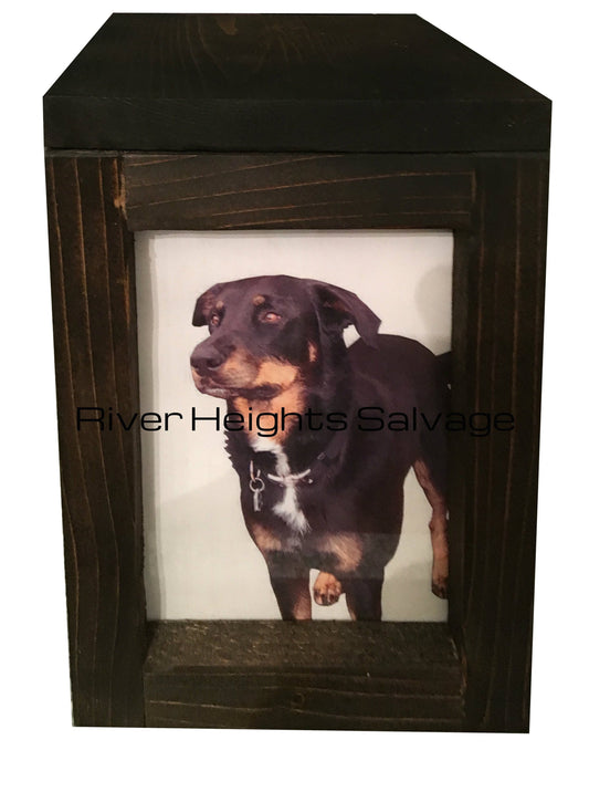 Pet Memory Box, Pet Memorial Keepsake Box, Pet Urn, Dog Urn, Cat Urn, Dog Memorial, In Loving Memory Photo Box, Pet Urn for Ashes, Popular